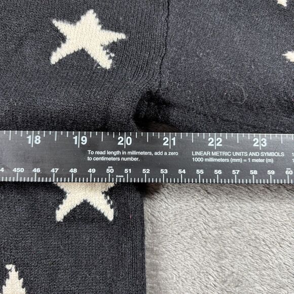 Express Women Cropped Sweater LOT Tattered Stars Stripes Preppy Grunge XS/S J137 - Picture 6 of 12